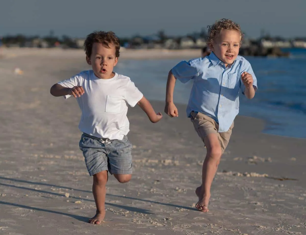 Family photo session with Flamingo Photographers on Florida’s Gulf Coast