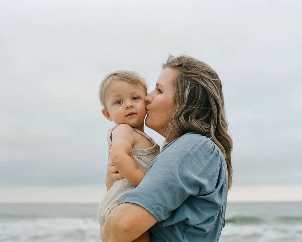 Maternity Family Photos session on the Gulf Coast