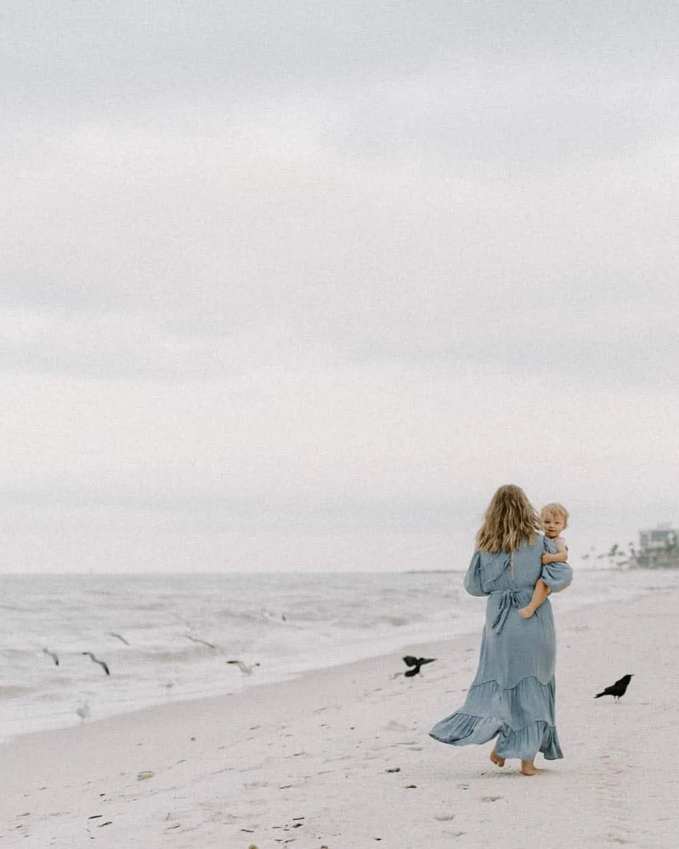 Family photo session with Flamingo Photographers on Florida’s Gulf Coast