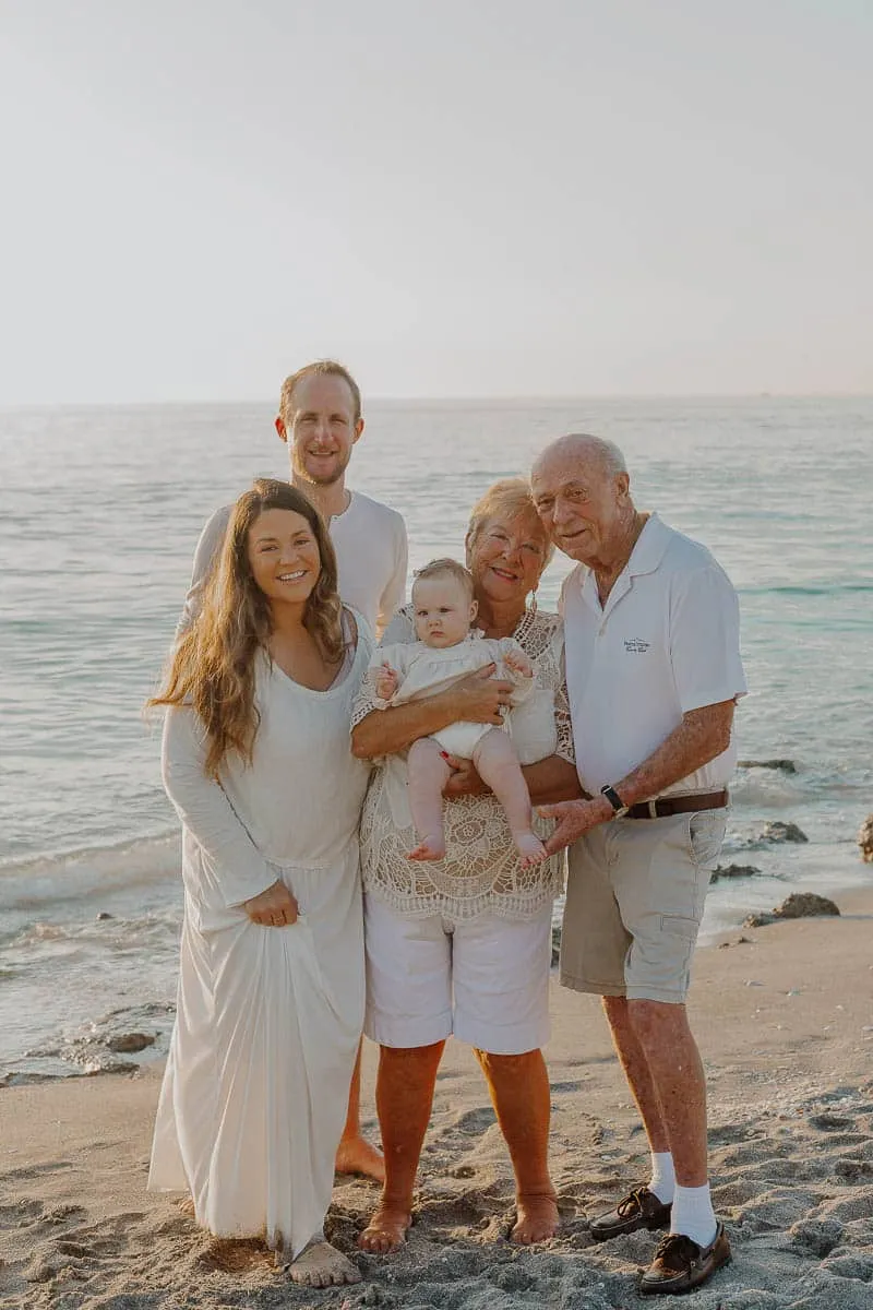 Family photo session with Flamingo Photographers on Florida’s Gulf Coast
