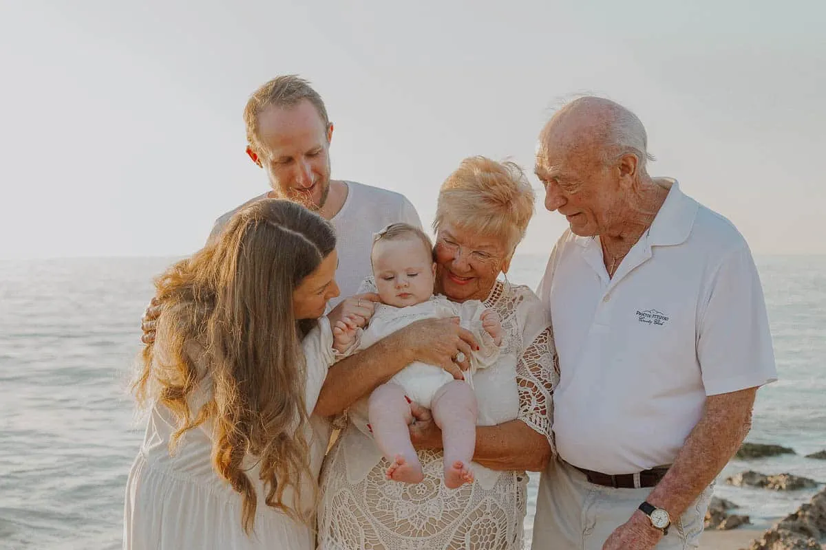 Family photo session with Flamingo Photographers on Florida’s Gulf Coast