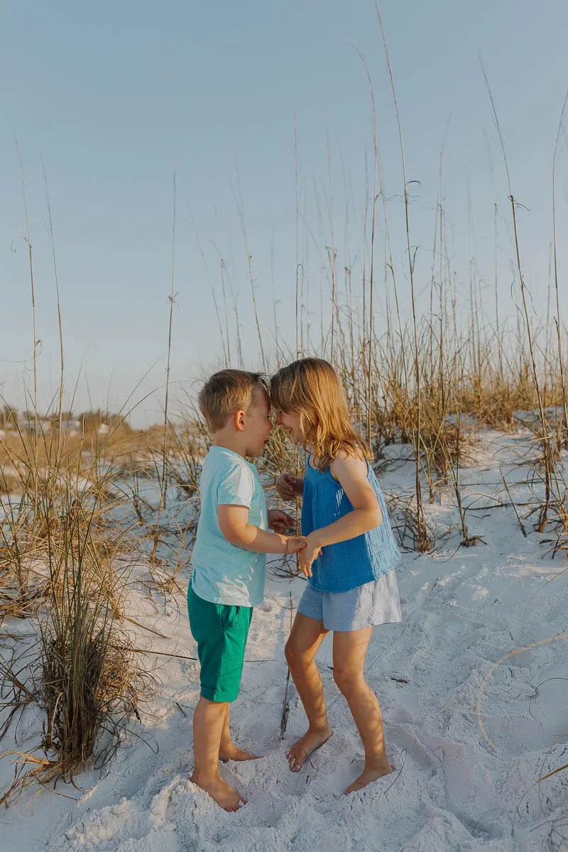 Family photo session with Flamingo Photographers on Florida’s Gulf Coast