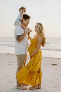 Jinny Singleton Beach Couple with Child 4