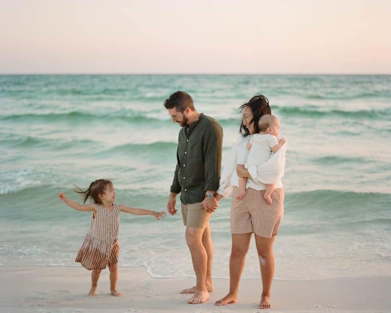 Jinny Singleton Beach Family of Four 1