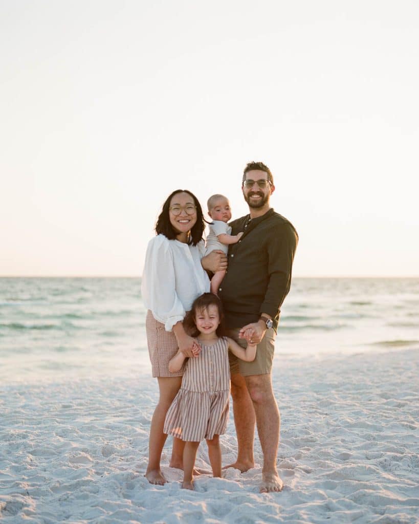 Jinny Singleton Beach Family of Four 4