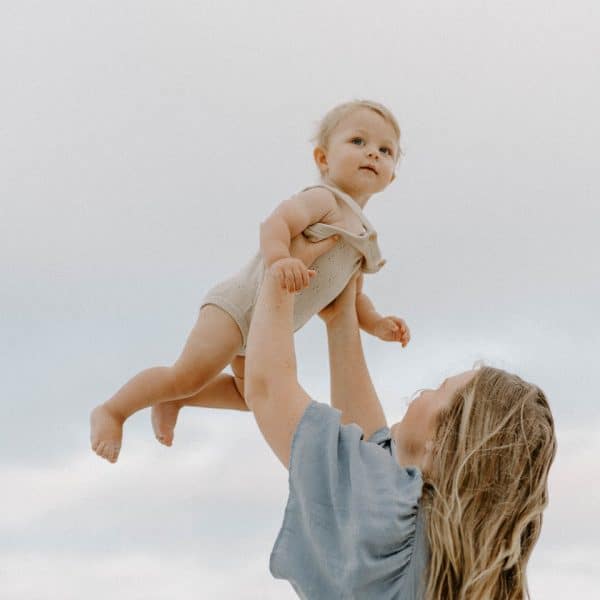Jinny Singleton Beach Mother and Child 1 1