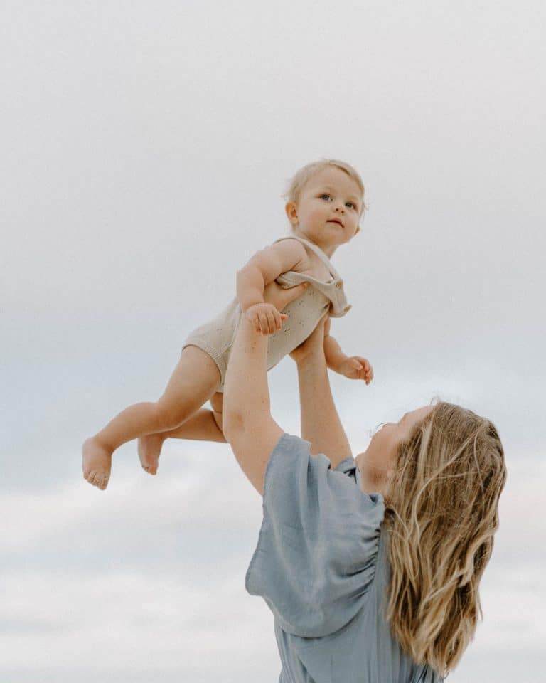 Jinny Singleton Beach Mother and Child 1 1