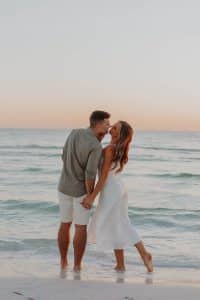 Priya Zwolinski Beach Couple In Love 1