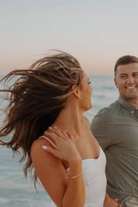 Priya Zwolinski Beach Couple In Love 3